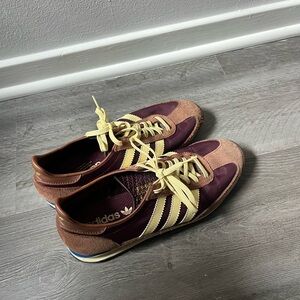 Adidas SL 72 Maroon/Yellow